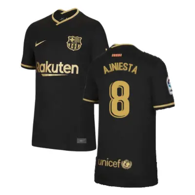 (LB) Barcelona Away Nike Shirt (Kids) (A.INIESTA 8)