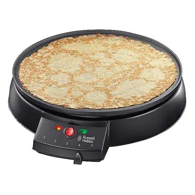 Russell Hobbs Fiesta Crepe and Pancake Maker - Electric Non Stick Hot Plate with Variable Temper