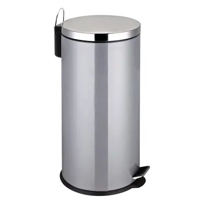 Premier Housewares Grey Stainless Steel Pedal Bin - Ltr