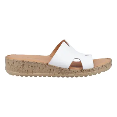 (UK 7) Hush Puppies ELOISE Womens Sandals White