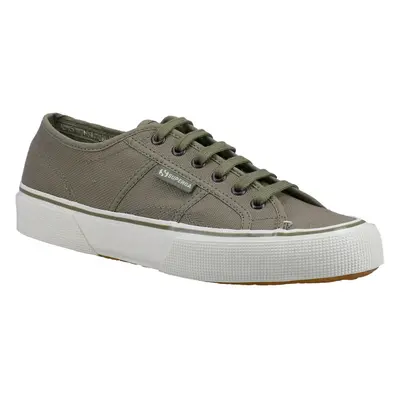 (Brown, 9.5 (Adults')) Superga Bold Cotton Men's Green Safari Trainers