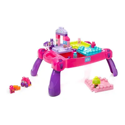 Mega Bloks Build N Learn Table Pink