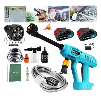 Cordless Car High Pressure Washer Jet Water Wash+2Battery-Makita Compatible