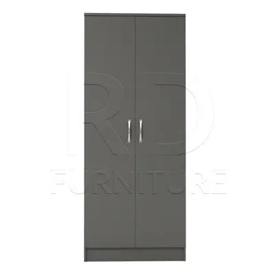 Ready assembled Classic Door Wardrobe Grey