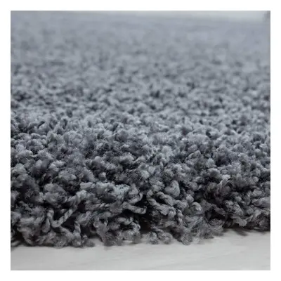 (Dark Grey, 120cm x 170cm) Abaseen Shaggy Non Shed Thick Fluffy Rug