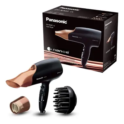 Panasonic EH-NA65CN Nanoe Hair Dryer with Diffuser for Visibly Improved Shine (Rose Gold) EH-NA6