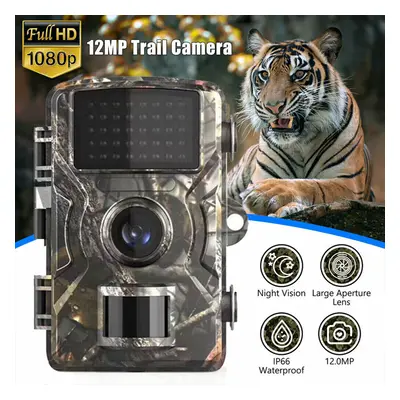 Campark Trail Wildlife Camera Trap 12MP 1080P Hunting Game Cam PIR Night Vision