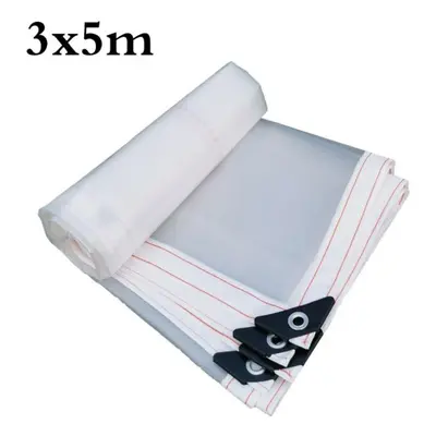 (3*5M) 1pc Garden Rainproof Cloth Waterproof Cloth Transparent Pe Film Plastic Tarpaulin Balcony