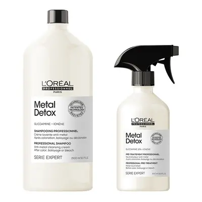 L'Oreal Serie Expert Metal Detox - Shampoo 1500ml - Spray 500ml