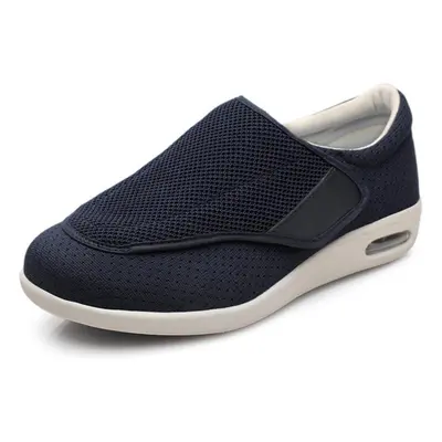 (blue, 47) Casual Orthopedics Wide Feet Swollen Shoes Thumb Eversion Adjusting Soft Comfortable 