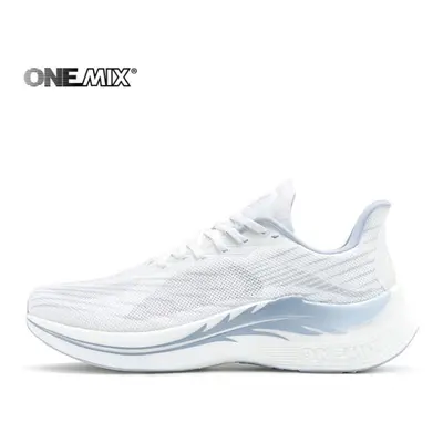 (brandeis blue, 44) Onemix Men Running Shoes Onemix Unique Tongue Design Breathable Mesh Women S