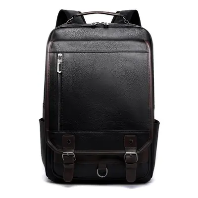 (black) Luxury Business Men&apos;s Backpack Large Capacity Travel Backpack Casual Student School