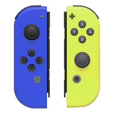 (Blue Yellow) Switch JoyPad Joycons Controller For Nintendo Switch with Wrist Strap