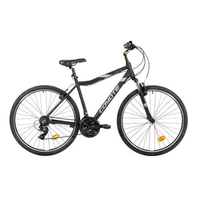 (15") Coyote Pathway Ladies Hybrid Bicycle, 700c - Black