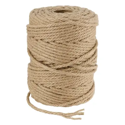 150m x 5mm Natural Jute Rope, Feet Hemp Rope, Jute String Twine for Gardening, Decorating, Bundl