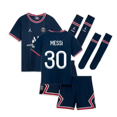 (XSB) PSG Little Boys Home Kit (MESSI 30)