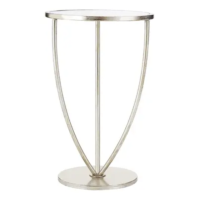 Premier Housewares Marcia Silver Finish Side Table