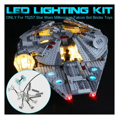 DIY LED Light Lighting Kit For LEGO Star Wars Millennium for Falcon Set Toys