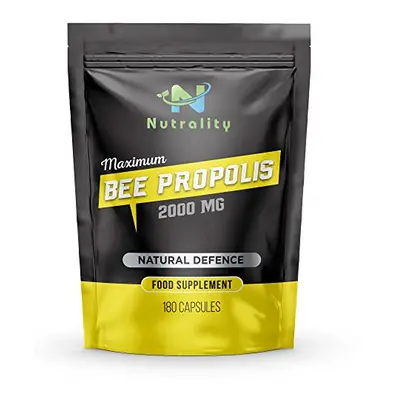 Bee Propolis 2000mg | Maximum Strength, High in Antioxidants for Immune System Support, Natural 