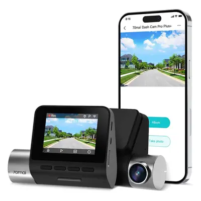 True 2.7K 1944P Ultra Full HD with Optional Rear Dash Cam A500S, Sony IMX335, Built-in WiFi GPS 