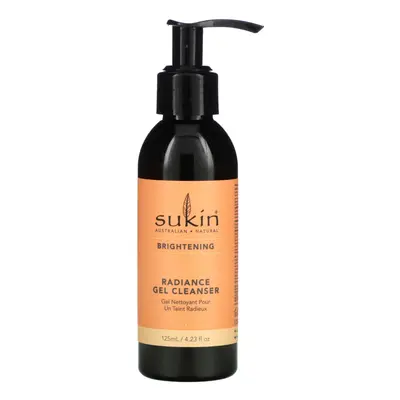 Sukin, Radiance Gel Cleanser, Brightening, 4.23 fl oz (125 ml)