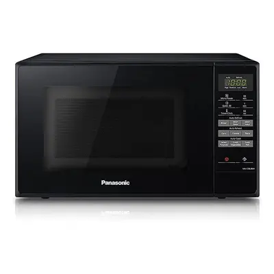 Panasonic NN-E28JBMBPQ Compact Solo Microwave Oven with Turntable, W, Litres, Black, One Size