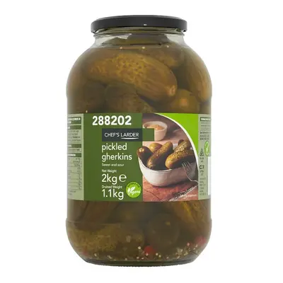 Chef's Larder Pickled Gherkins 2kg (Case of 4, x 2kg)