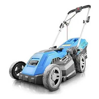 Hyundai HYM3800E 1600W 230V Corded Electric Rotary Lawnmower With Rear Roller, 38cm Cutting Widt