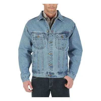 Wrangler Men's Unlined Denim Jacket Vintage Indigo Large