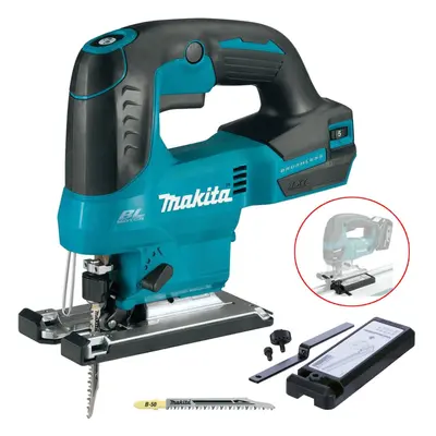 Makita DJV184Z 18v LXT Brushless Motor Top Grip Jigsaw Bare + Guide Rail Adapter