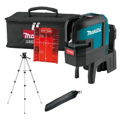 Makita SK106DZ 12v CXT Point Red Self Level Cross Line Laser Level + Tripod