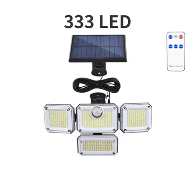 (333led separate) Leds Outdoor Solar Lights Motion Sensor Powerful Led Lamp Spotlight Sunlight E