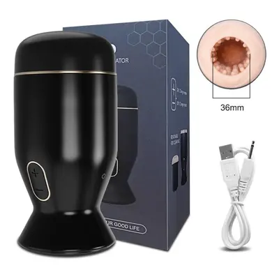 (black, box) Penis Training Male Masturbator Sex Toys For Men Rotation Vagina Masturbation Endur