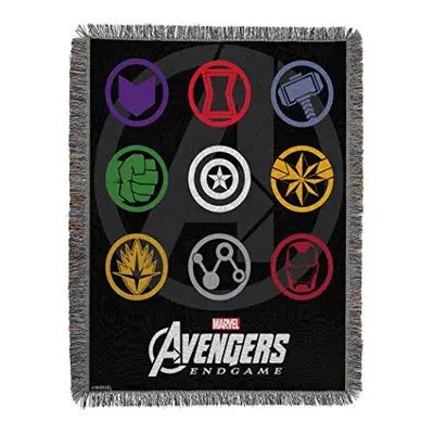 Northwest Avengers Woven Tapestry Throw Blanket, 48" x 60", Symbols