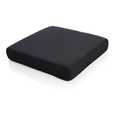 Memory Foam Seat Cushion/Chair Pad x x 3â with Washable Cover, for Relief and Comfort