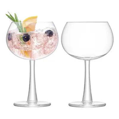 LSA International G1389-15-200 Handmade 420ml Balloon Gin Glasses x2 - Gift Boxed