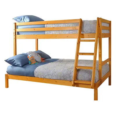 (Caramel) Bexley Wooden Triple Bunk Bed