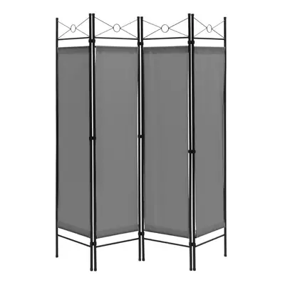 159 x cm 4-Panel Room Divider Foldable & Metal Framed Easy Install