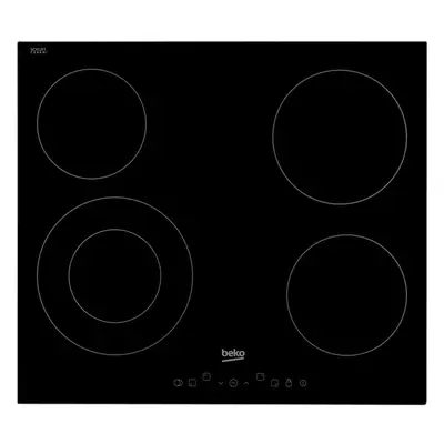 BEKO HIC64402T Ceramic Hob - Black, Black