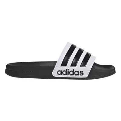 adidas Unisex Adilette Shower Slides Sandal White/Black/Black US Men