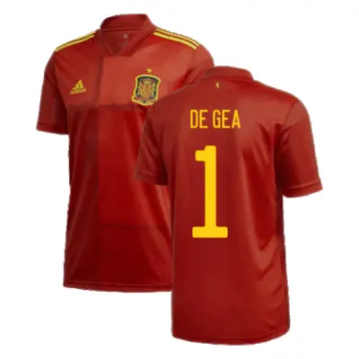 (XXL) Spain Home Adidas Football Shirt (DE GEA 1)