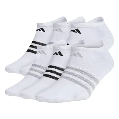 adidas Women's Superlite No Show Socks (6-Pair) White/Clear Onix Grey