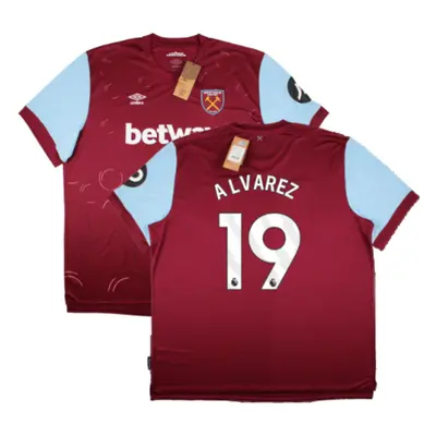 (M) West Ham United Home Shirt (ALVAREZ 19)