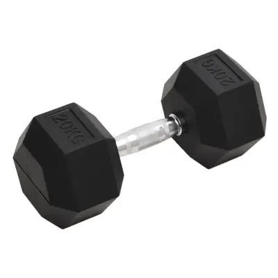 (1x kg) vidaXL Dumbbell Cast Iron Hex Dumbbell Free Weight Plate Fitness Multi Models