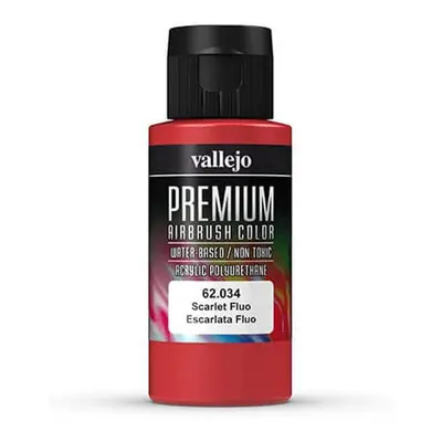 Val62034 - Av Vallejo Premium Color - 60ml - Scarlet Fluorescent