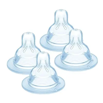 MAM Teats Size 2, Suitable for 2+ Months, MAM Medium Flow Teats with SkinSoft Silicone, Fits All