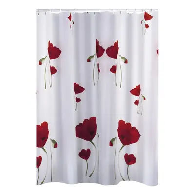 RIDDER Shower Curtain Mohn 180x200cm Waterproof Bathroom Bath Shade Blind