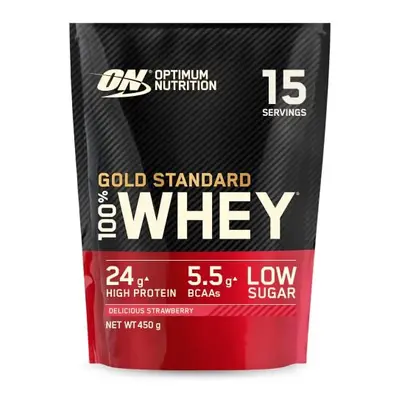 Optimum Nutrition Gold Standard 100% Whey Muscle Building and Recovery Protein Powder With Natur