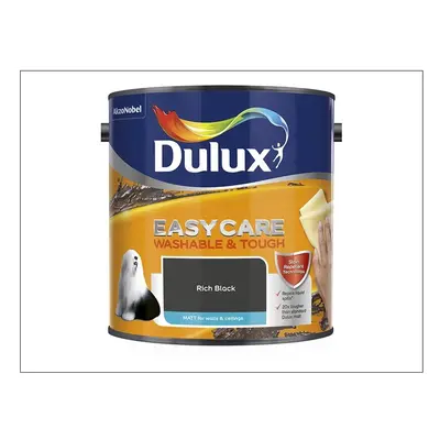 Dulux Easycare Matt Rich Black 2.5L