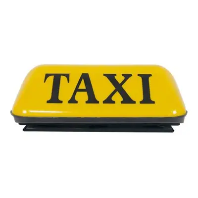 (yellow) Car Taxi Sign Light Strong Magnetic Base Super Bright Waterproof Universal 12v Vehicle 